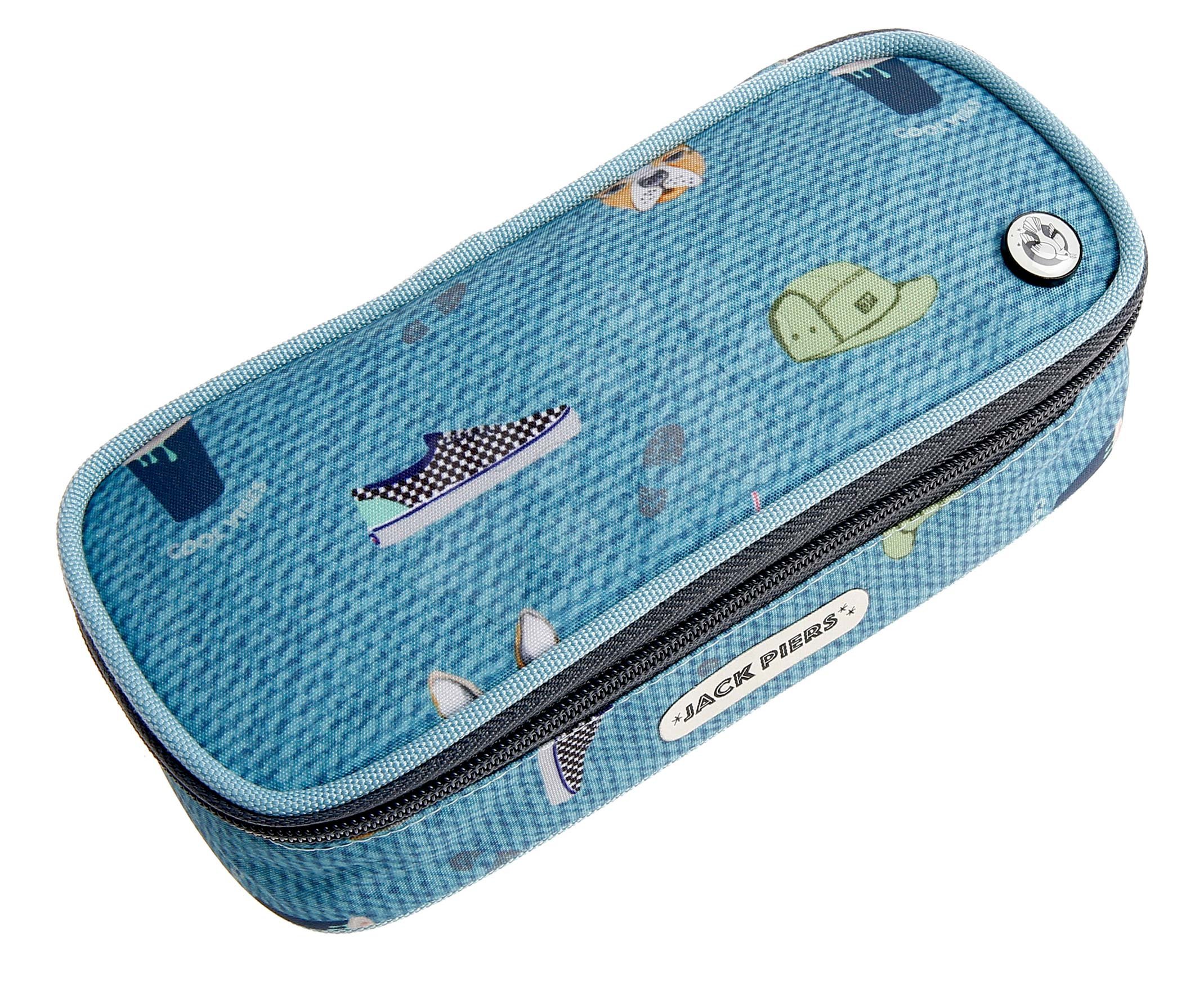 Tolltartó Pencil Case Cool Vibes Jack Piers ergonomikus luxus kivitel 2 évtől 20*6*9 cm