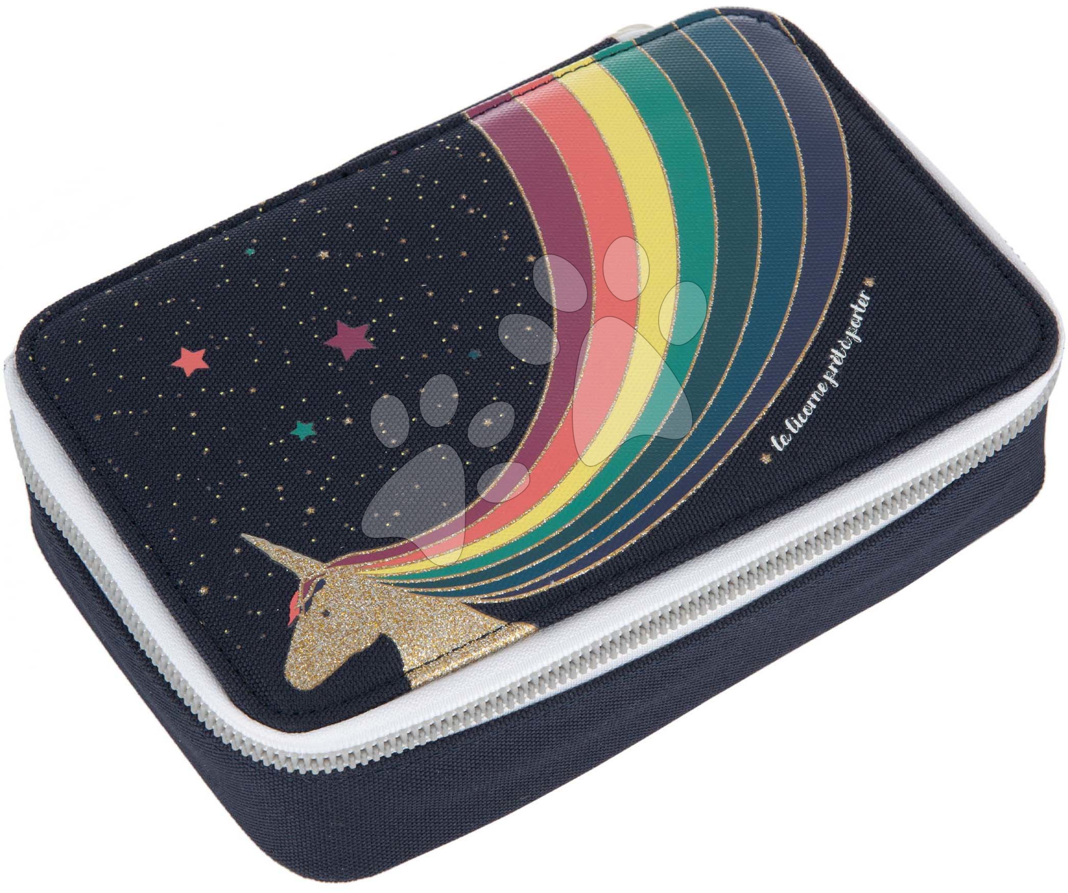 Tolltartó Pencil Box Filled Unicorn Gold Jeune Premier ergonomikus luxus kivitel 20*7 cm