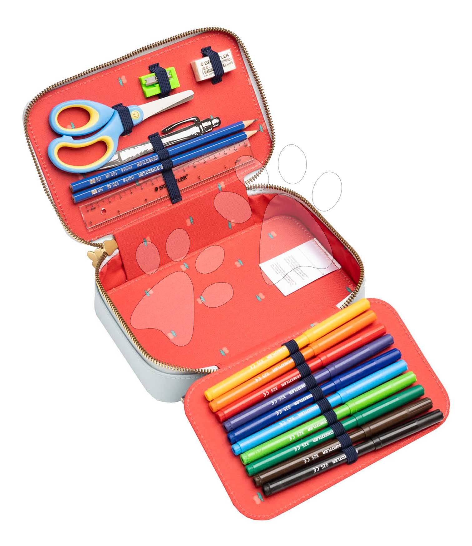 Boîte à crayons scolaire Pencil Box Filled Liberty Corgi Jeune