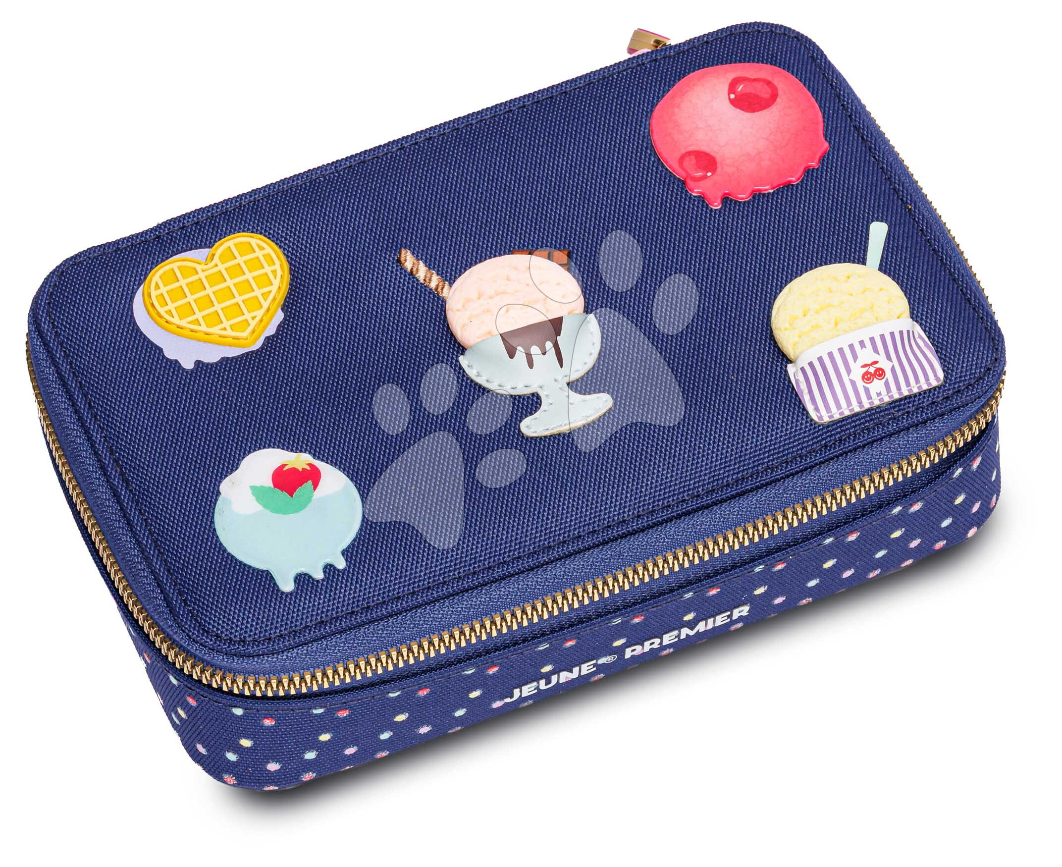 Školský peračník Pencil Box Filled Disco Dip Jeune Premier ergonomický luxusné prevedenie 20*7 cm