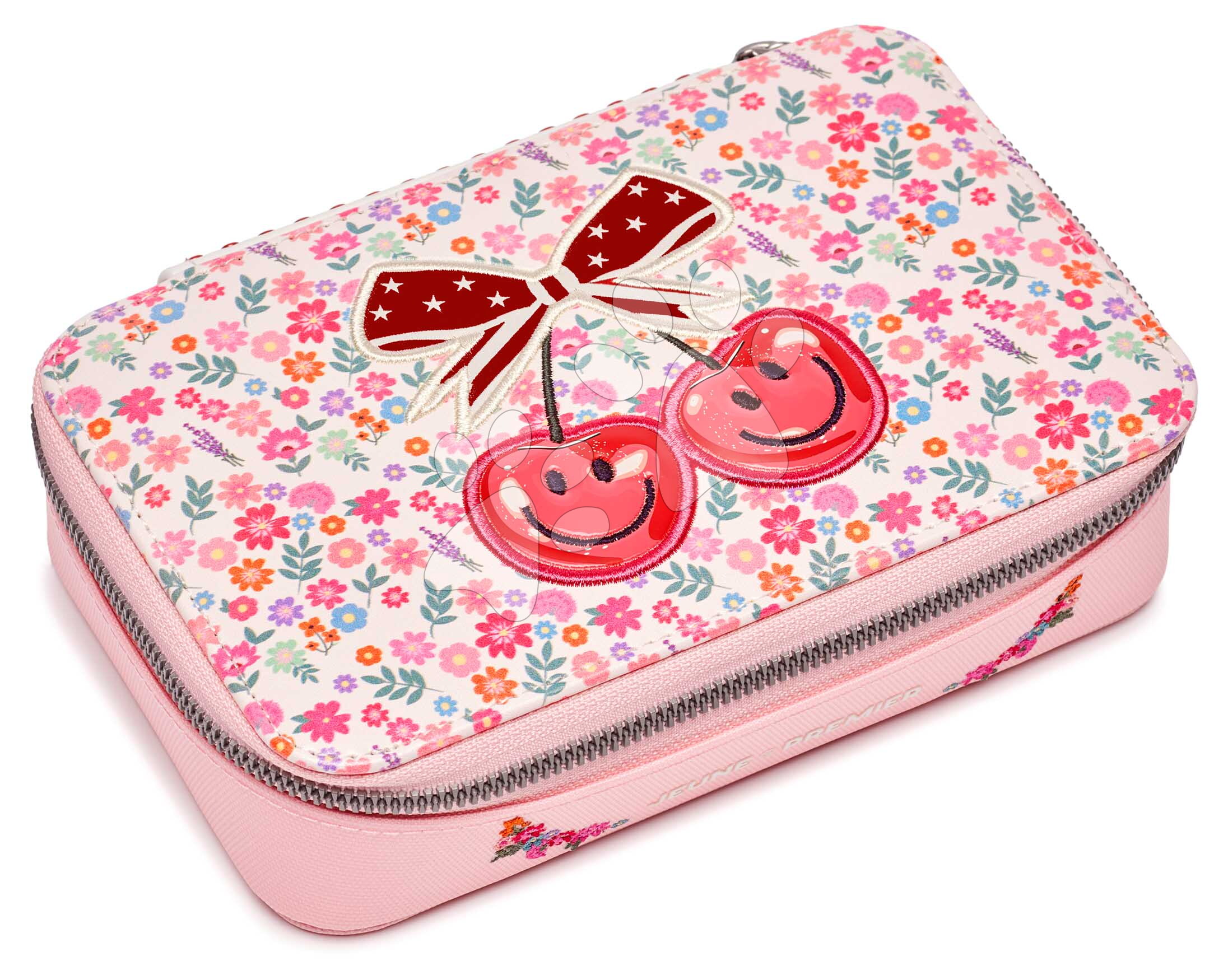 Školský peračník Pencil Box Filled Berry Cute Jeune Premier ergonomický luxusné prevedenie 20*7 cm