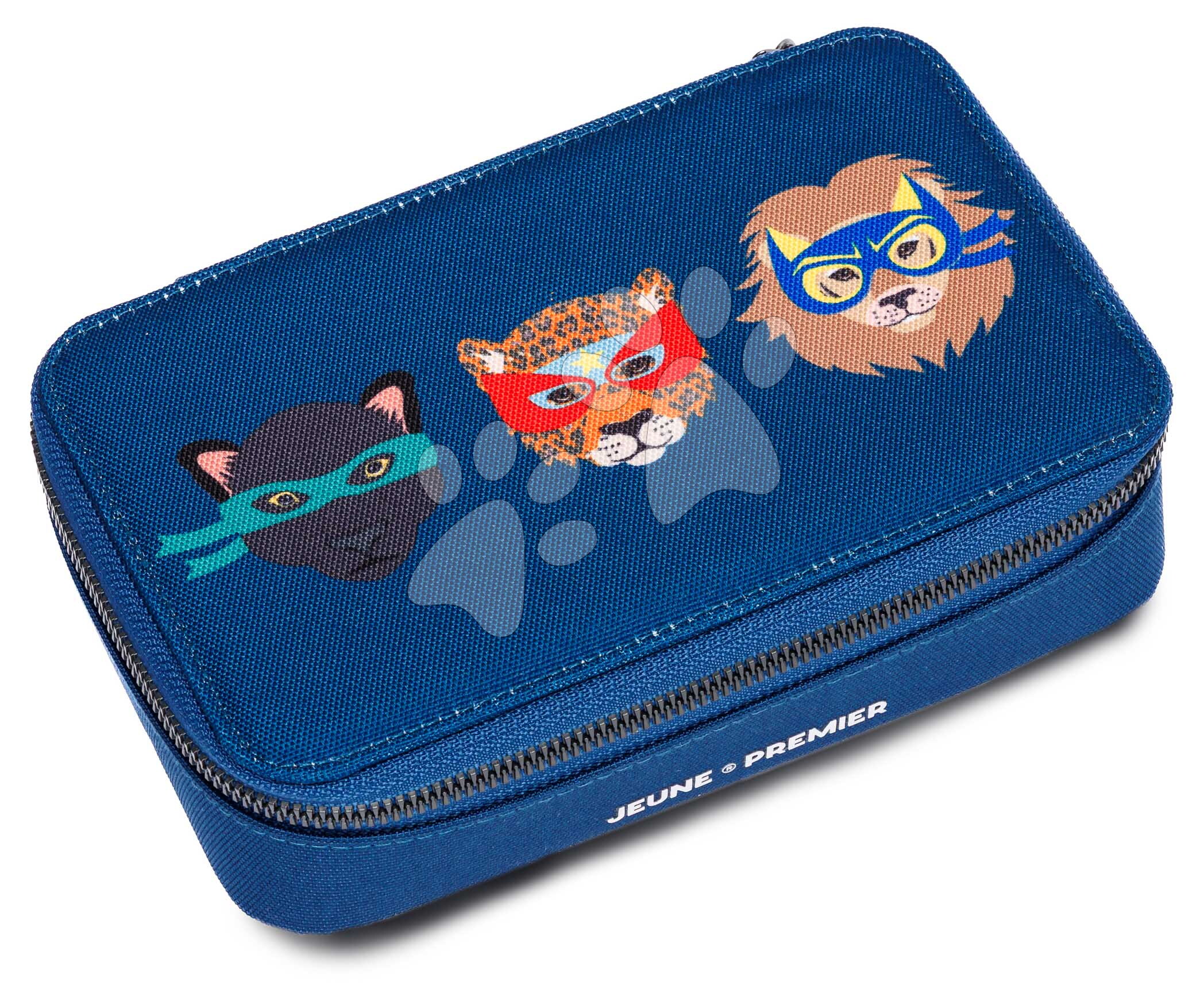 Školský peračník Pencil Box Filled Supercats Jeune Premier ergonomický luxusné prevedenie 20*7 cm