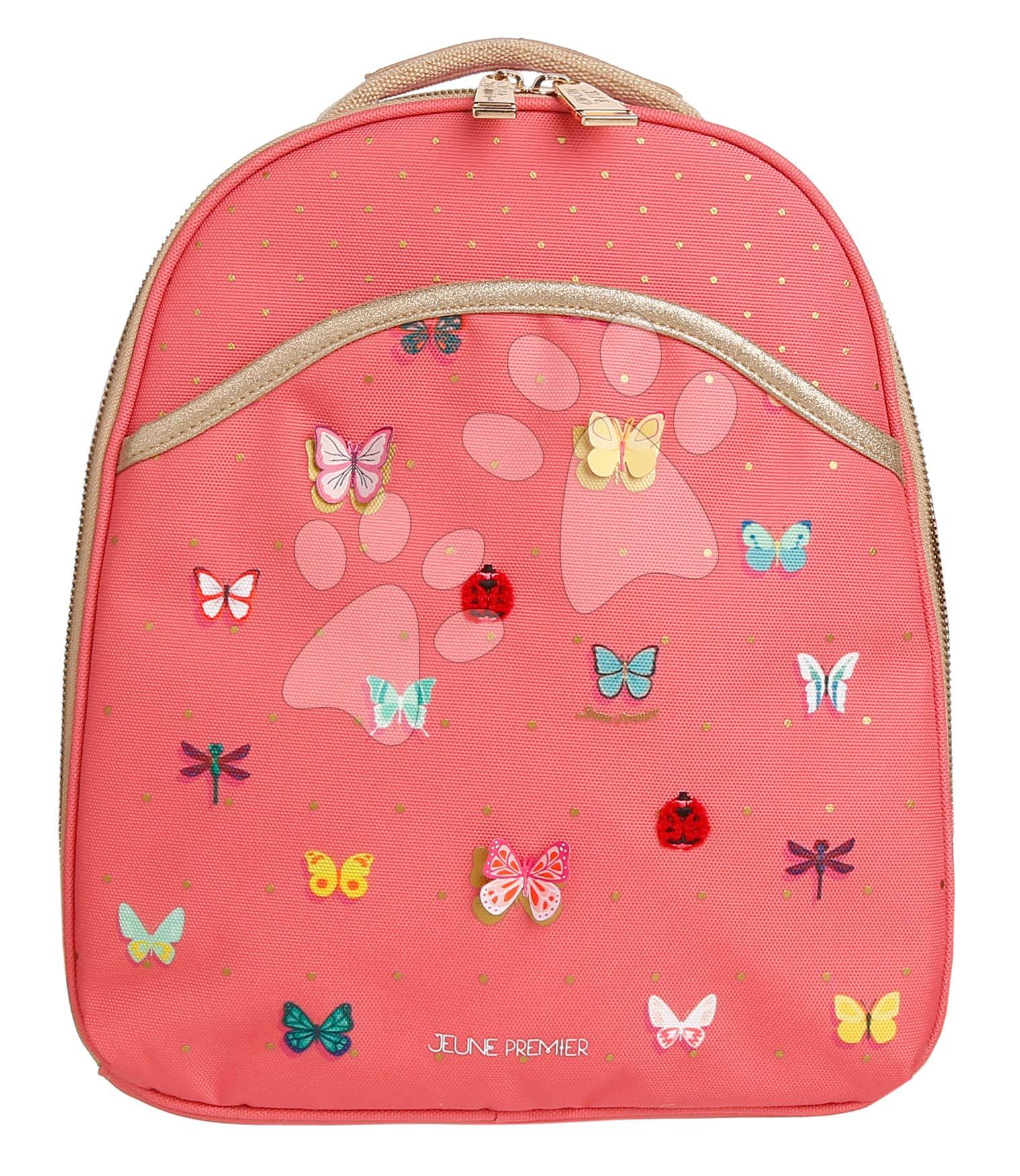 Iskolai hátizsák Backpack Ralphie Butterfly Pink Jeune Premier ergonomikus luxus kivitelben