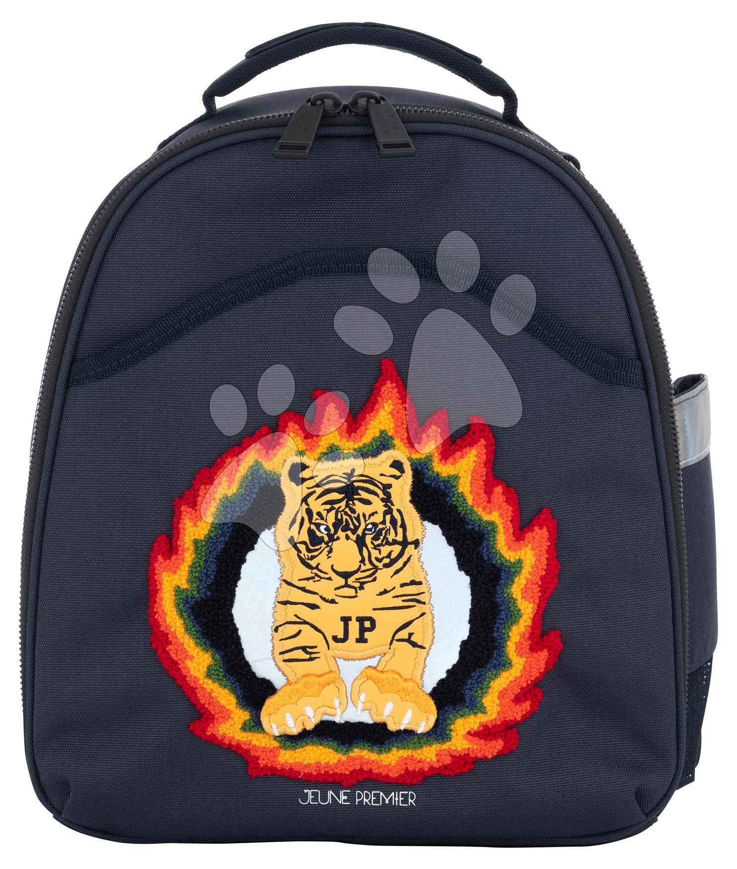 Iskolai hátizsák Backpack Ralphie Tiger Flame Jeune Premier ergonómikus luxus kivitel 31*27 cm JPRA022191