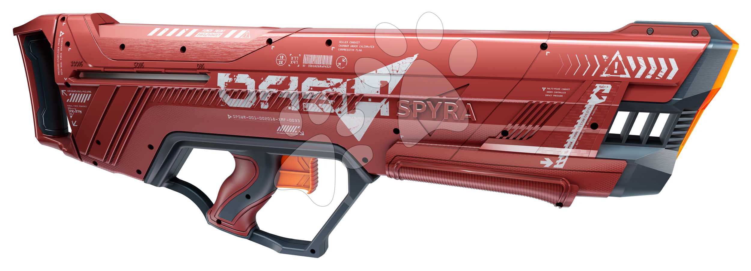 Water Blaster with Mechanical Loading SpyraDash Red Spyra