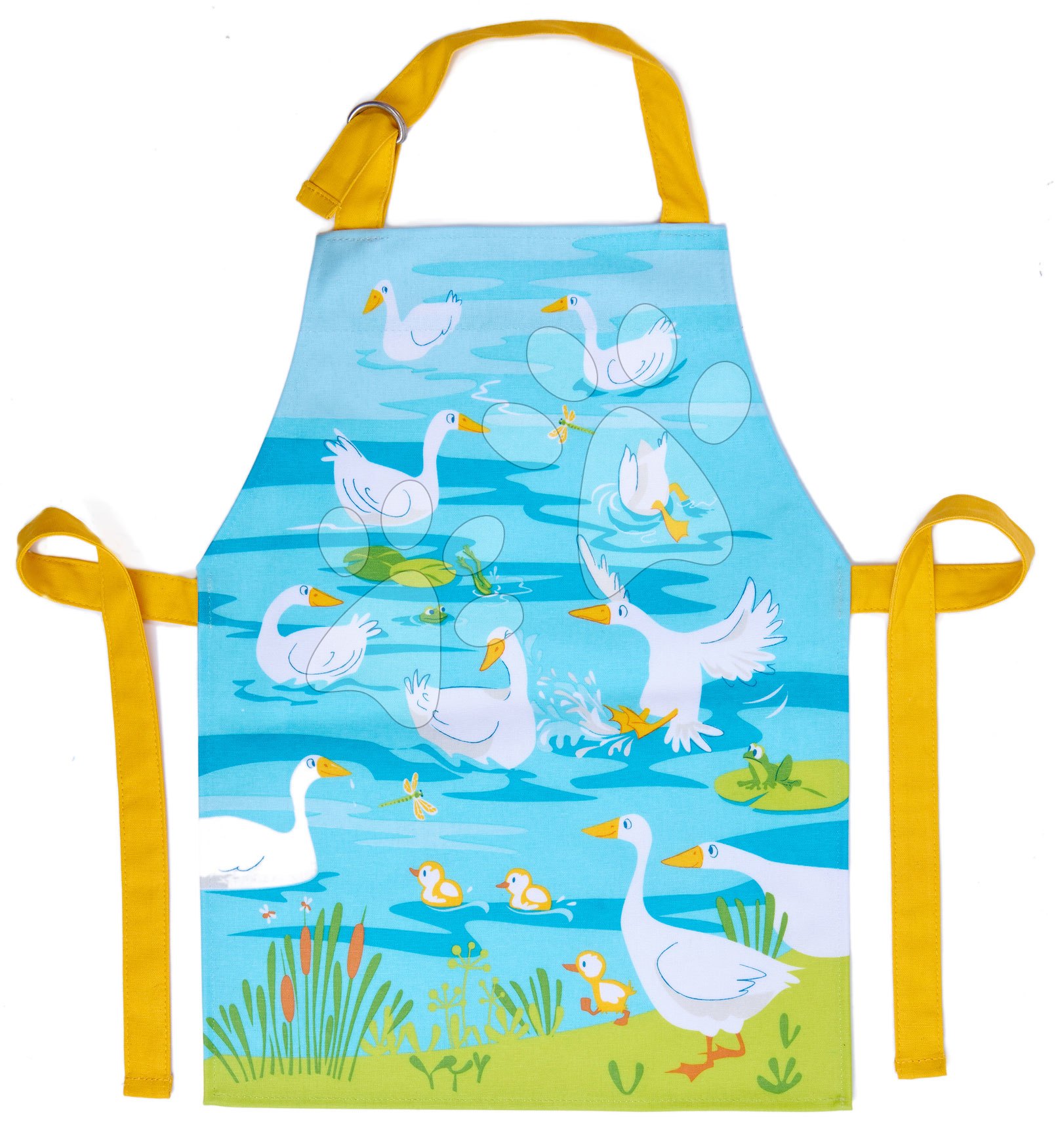 Zástěra pro děti husy Gaggle of Geese Apron ThreadBear s ochrannou vrstvou od 3–6 let