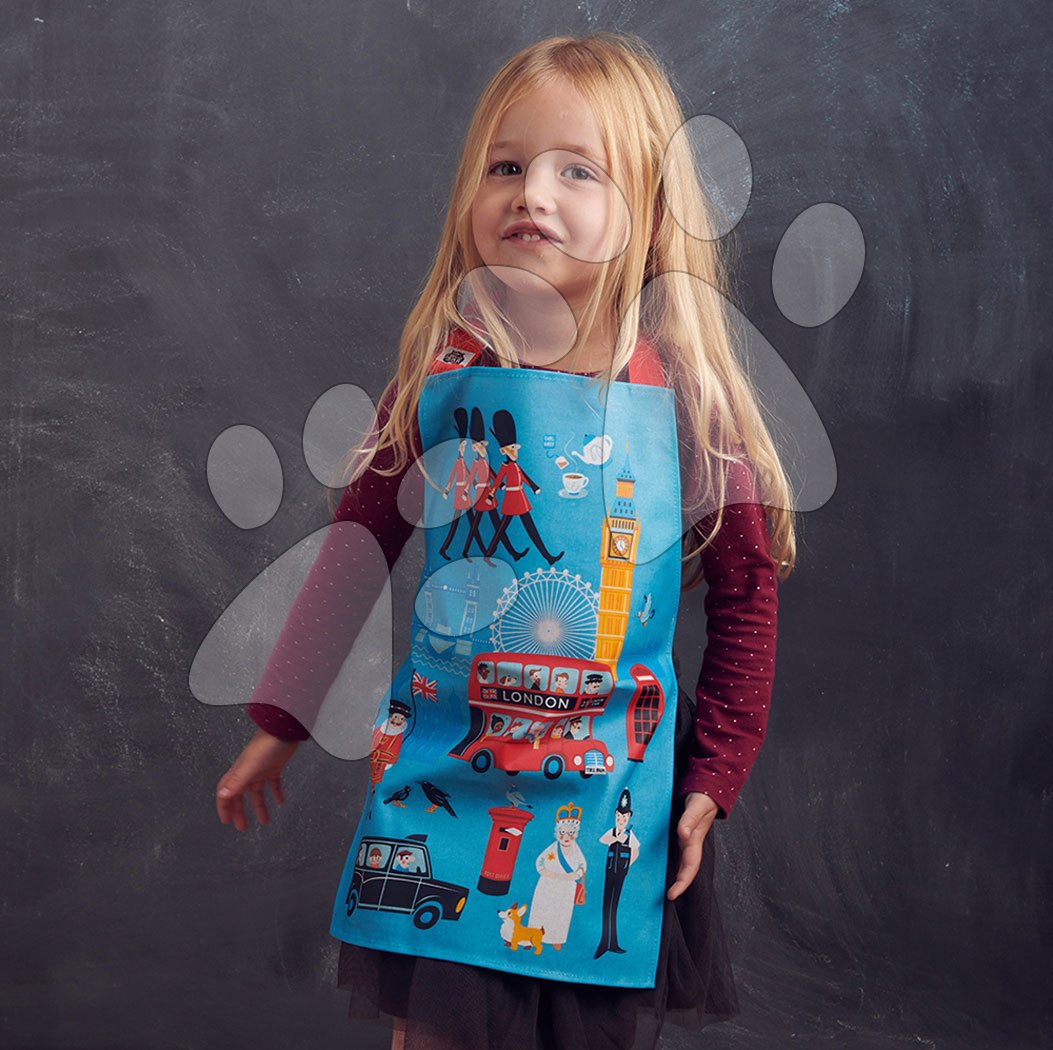 Grembiule E Cappellino Vittoriano Brigitta Per Bambine – Travestimento Povera Vittoriana – 51cm