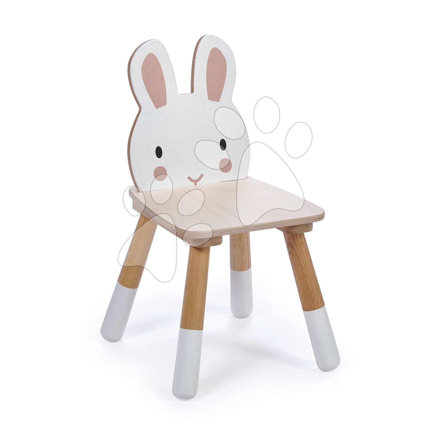 E-shop Drevená stolička zajac Forest Rabbit Chair Tender Leaf Toys pre deti od 3 rokov