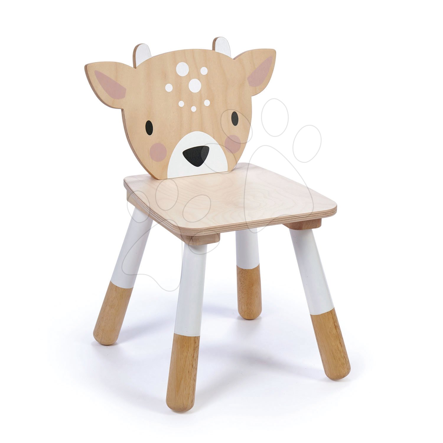 Dřevěná židle Srnka Forest Deer Chair Tender Leaf Toys pro děti od 3 let