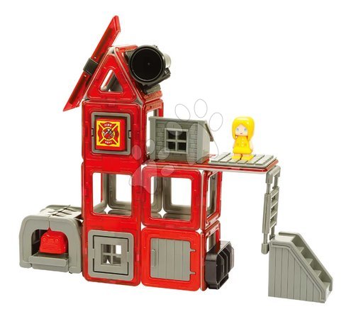 Bausätze Magformers  - Magnet-Bausatz Feuerwehrstation Amazing Rescue Set Magformers - 3