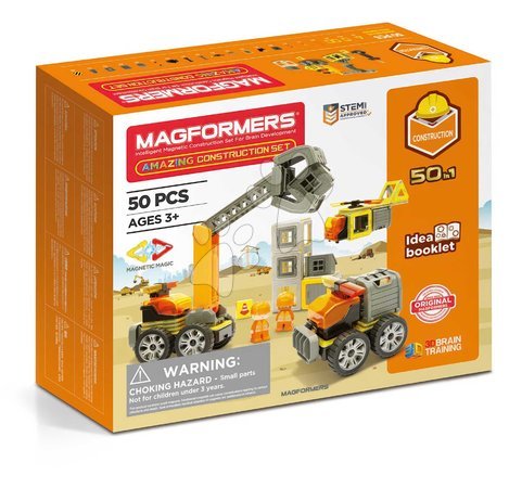 Építőjátékok | Oldal 3 - Mágneses építőjáték Építőjárművek Amazing Construction Set Magformers
