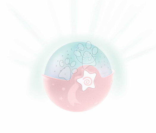 Sécurité et santé de l’enfant - Lampe de nuit Soothing Light & Projector Rose Infantino_1