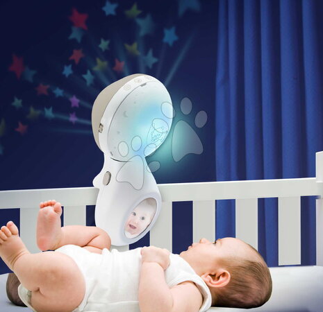 Kolotoče nad postieľku - Hudobný kolotoč nad postieľku 3in1 Projector Musical Mobile Ecru Infantino - 7