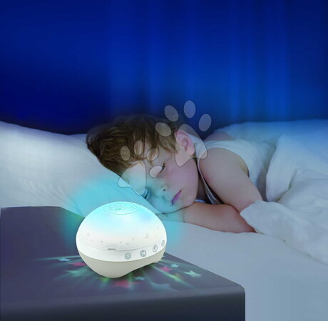 Kolotoče nad postieľku - Hudobný kolotoč nad postieľku 3in1 Projector Musical Mobile Ecru Infantino - 8