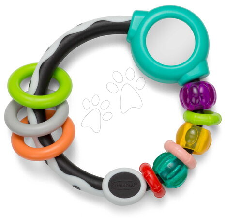 Od 0 do 3 mesiacov - Hrkálka Shake & Spin Rattling Ring Infantino