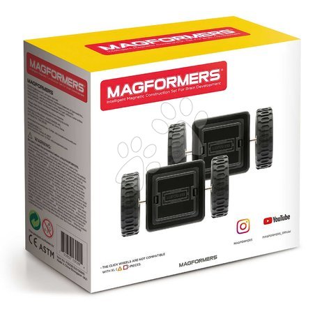 Bausätze Magformers  - Rozšírenie k magnetickej stavebnici Kolesá Click Wheel Set Magformers - 2