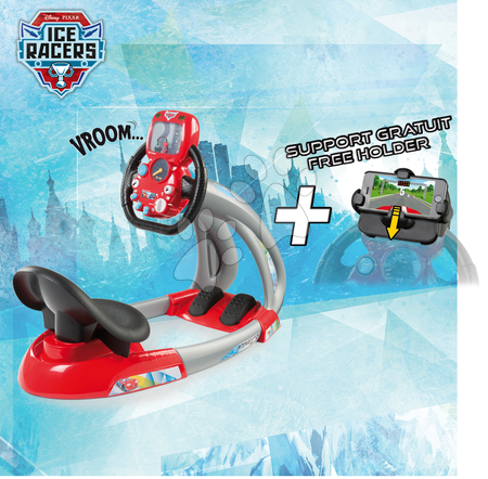 Symulator dla dzieci - Elektroniczny symulator jazdy V8 Cars Ice Driver Smoby - 17