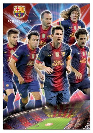 Staré položky - Puzzle FC Barcelona Collage Educa - 1