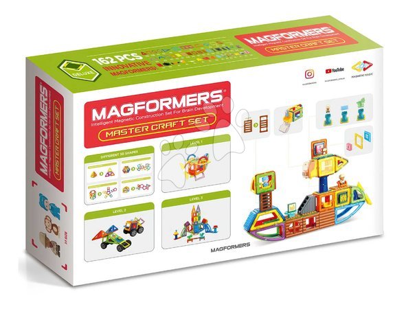 Bausätze Magformers  - Magnetbaukasten Gigant Master-Craft-Set Deluxe Magformers - 8