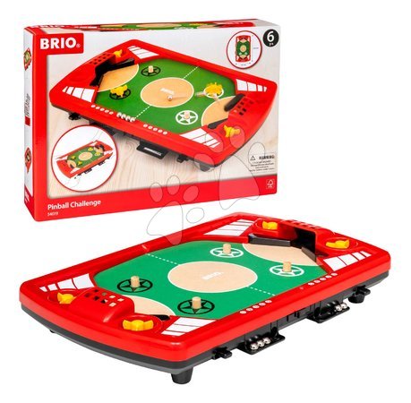 Ab 3 bis 6 Jahren - Drevená hra pre dvoch Pinball Challenge BRIO_1