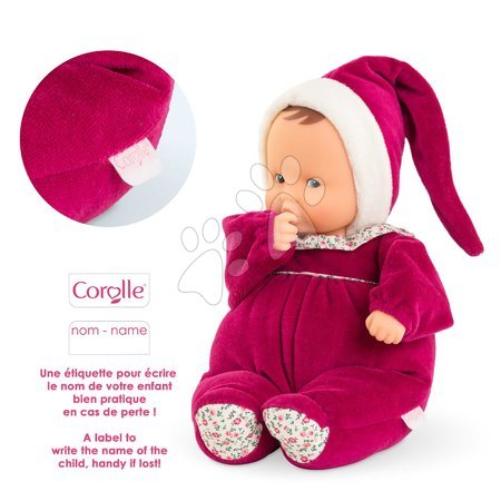 Panenky od 0 měsíců - Bábika Babipouce Pink Grenadine Mon Doudou Corolle - 4