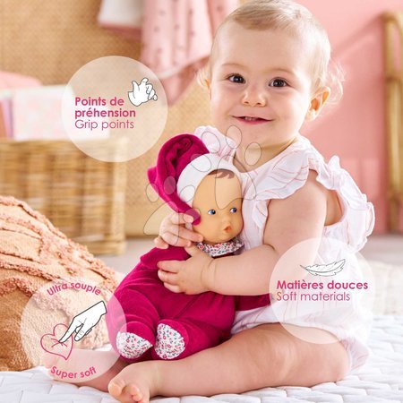 Panenky od 0 měsíců - Bábika Babipouce Pink Grenadine Mon Doudou Corolle - 7