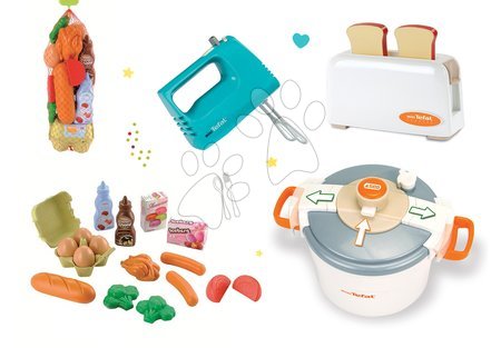 Spotřebiče do kuchyňky - Set toaster Mini Tefal Smoby - 11