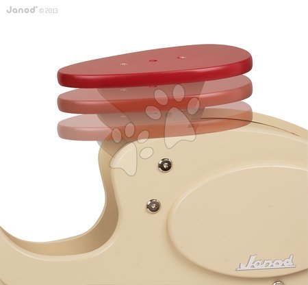 Dřevěná odrážedla - Dřevěné balanční kolo Vanilla Scooter Janod - 2