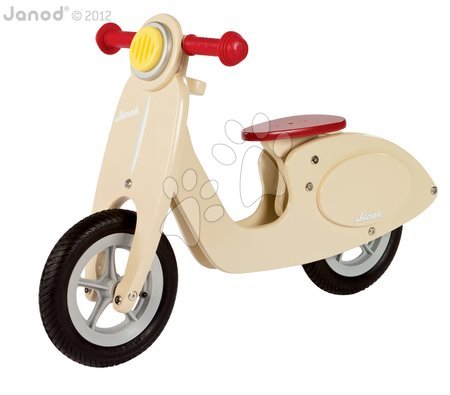 Dřevěná odrážedla - Dřevěné balanční kolo Vanilla Scooter Janod - 1