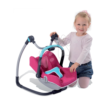 Kočárky od 18 měsíců - Sada židle, autosedačka a houpačka pro panenku Maxi Cosi & Quinny 3v1 Smoby - 4