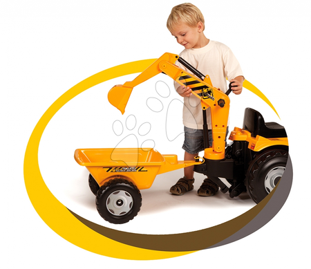 Produse vechi - Tractor cu pedale Power Builder Smoby - 7
