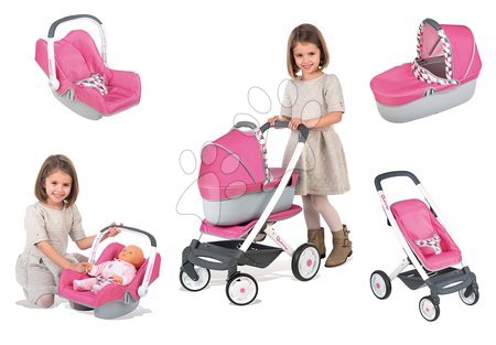 Vozički od 18. meseca - Komplet voziček za dojenčka 4v1 Maxi Cosi & Quinny Smoby