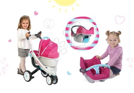 Kočárky pro panenky sety  - Set kočárek pro panenku Maxi Cosi & Quinny 3v1 Smoby - 1