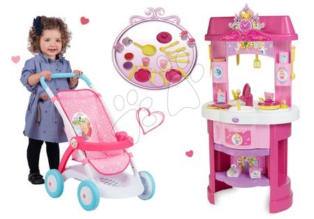 Obyčajné kuchynky - Set kuchynka Disney Princezné s hodinami