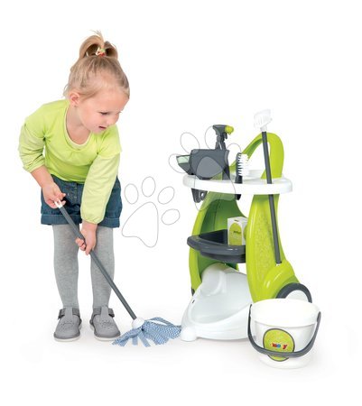 Igre v gospodinjstvu - Čistilni voziček Rowenta Cif Clean Service Smoby - 2