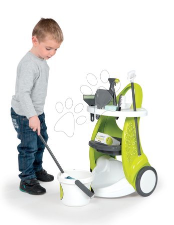 Igre v gospodinjstvu - Čistilni voziček Rowenta Cif Clean Service Smoby - 6