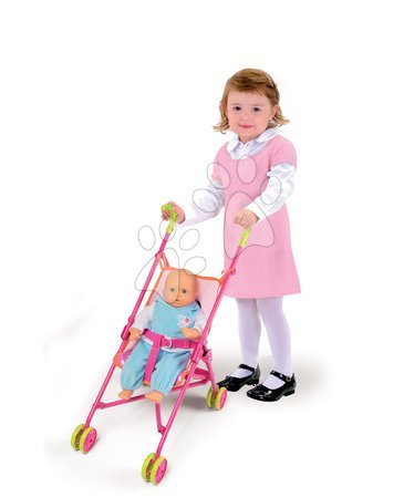 Kolica od 18 mjeseci - SMOBY 24263 Minnie kočík golfky skladací bodkovaný s kovovou konštrukciou (57,5 cm rúčka) - 1
