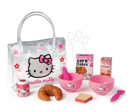 Hello Kitty - Raňajkový set Hello Kitty Smoby v taštičke s 9 doplnkami