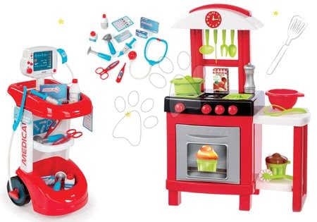 Zdravniški vozički kompleti - Komplet zdravniški voziček Smoby