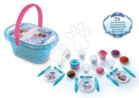 Accesorii și vase de bucătărie de jucărie - Coș de picnic Frozen Smoby - 1