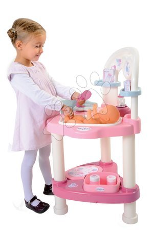Domčeky pre bábiky sety - Prebaľovací stôl pre bábiku Baby Nurse Srdiečko Smoby - 5