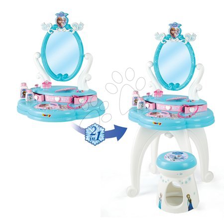 Măsuță cosmetică pentru copii - Masă de machiaj Frozen 2in1 Smoby - 1