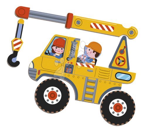 Magnets and magnetic toys - Magnetic book On the Construction Site Magnetibook Janod - 2