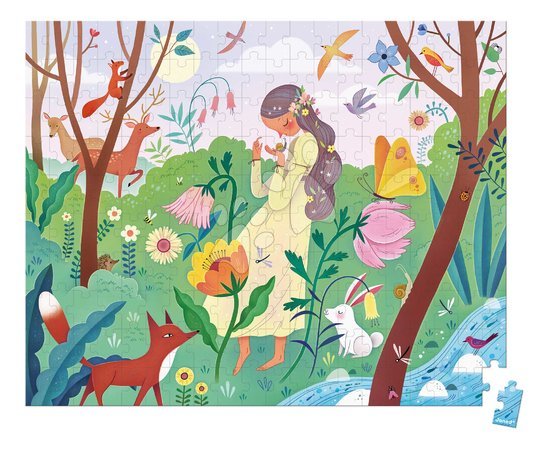 Kids' 100-300 piece puzzles - Puzzle in the suitcase Mother Nature Janod