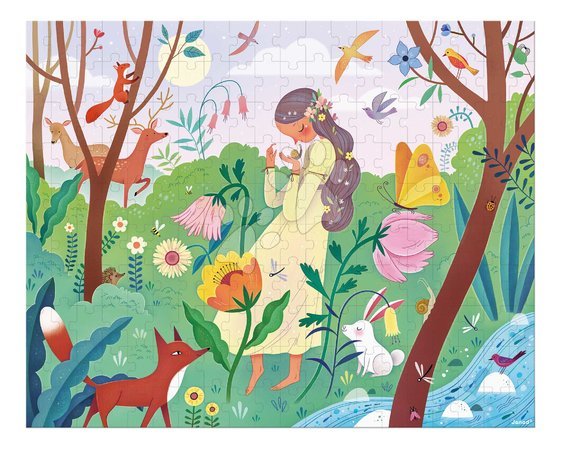 Kids' 100-300 piece puzzles - Puzzle in the suitcase Mother Nature Janod_1