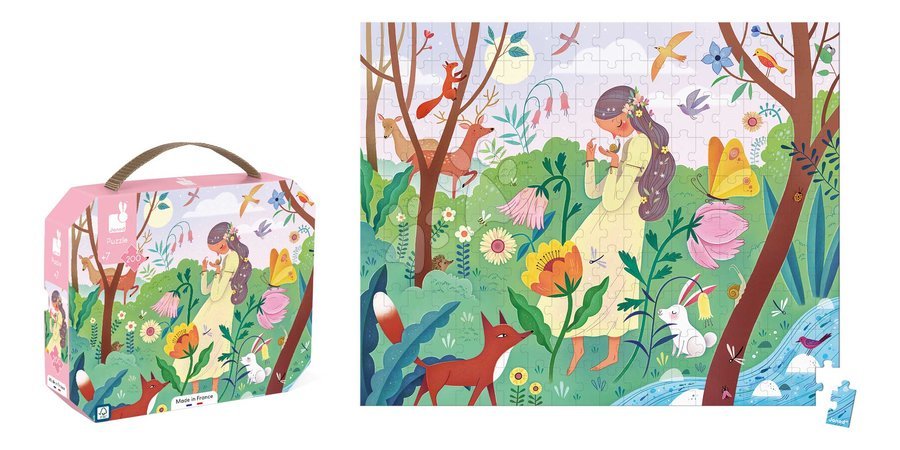 Kids' 100-300 piece puzzles - Puzzle in the suitcase Mother Nature Janod - 2
