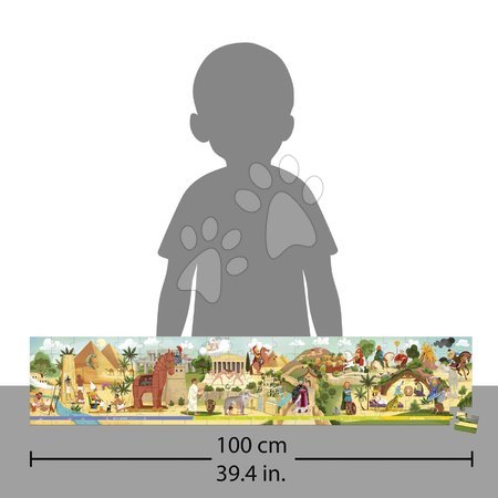Kids' 100-300 piece puzzles - Puzzle in the suitcase Antiques and Mythology Janod - 2