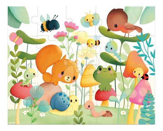 Jigsaw puzzles and games | Page 5 - Puzzle in the suitcase Garden Animals Janod_1