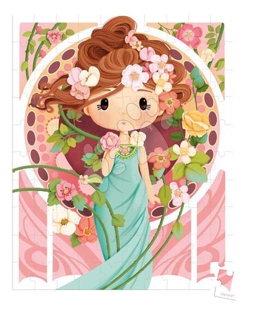 Kids' 100-300 piece puzzles - Puzzle in the suitcase Inspired by Mucha Janod