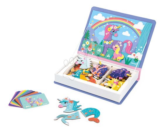 Magnets and magnetic toys - Magnetic Book Unicorn Magnetibook Janod